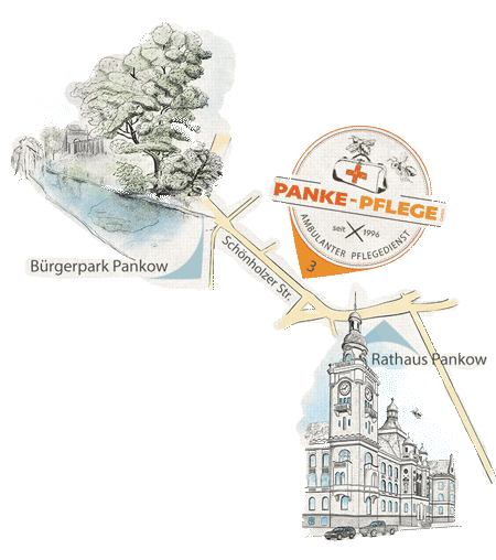 Die Panke-Pflege zwischen Bürgerpark und Rathaus Pankow